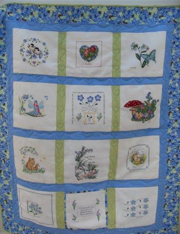 Photo of Forget-Me-Not quilt