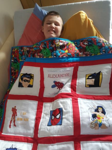 Photo of Alexander's quilt