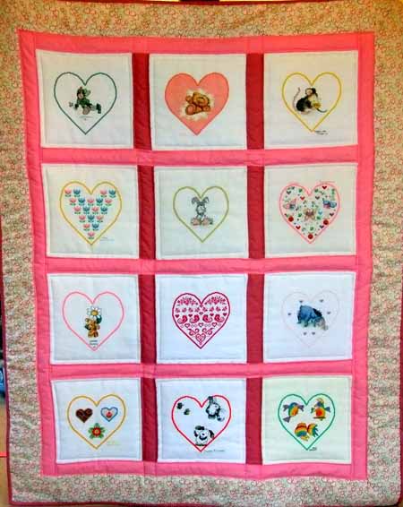 Photo of Hearts quilt