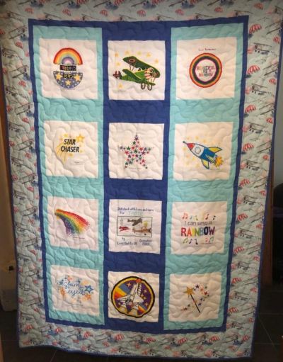 Photo of Jamie's quilt