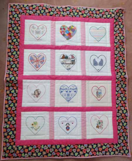 Photo of Emergency Quilt: Heart's quilt