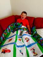 Lincoln R's quilt