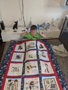 Oscar J's quilt