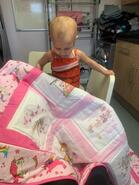 EsmÃ© L's quilt