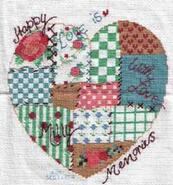 Cross stitch square for Milly P's quilt