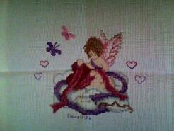 Cross stitch square for Kennedy J's quilt