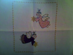 Cross stitch square for Kennedy J's quilt
