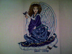 Cross stitch square for Kennedy J's quilt