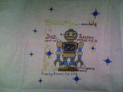 Cross stitch square for Jake S's quilt