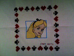 Cross stitch square for Aimee F's quilt
