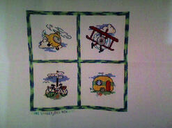 Cross stitch square for Cody G's quilt