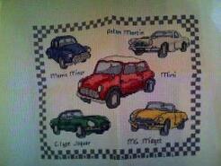 Cross stitch square for Cody G's quilt