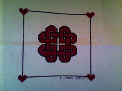 Cross stitch square for Cameron B's quilt