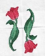 Cross stitch square for Lauryn A's quilt