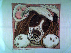 Cross stitch square for Karise S's quilt