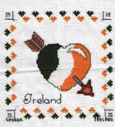 Cross stitch square for Toni C's quilt