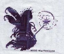 Cross stitch square for Esme T's quilt