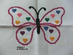 Cross stitch square for Gracie-Mae F's quilt
