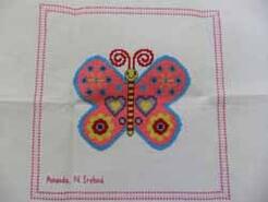 Cross stitch square for Tahlia-Annikki's quilt