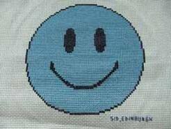 Cross stitch square for Zack L's quilt