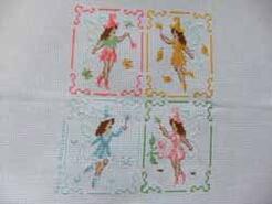 Cross stitch square for Niamh P's quilt