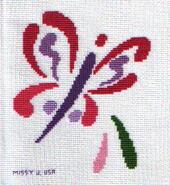 Cross stitch square for Mollie B's quilt