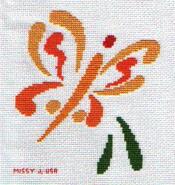 Cross stitch square for Mollie B's quilt