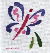 Cross stitch square for Mollie B's quilt