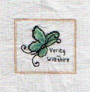 Cross stitch square for Gracie-Mae F's quilt