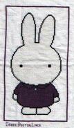 Cross stitch square for Evie C's quilt