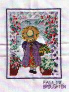 Cross stitch square for Leah W's quilt