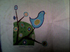 Cross stitch square for (QUILTED) Birds's quilt