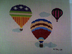 Cross stitch square for Matty D's quilt