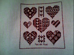 Cross stitch square for Briany's quilt