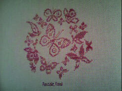 Cross stitch square for Gracie-Mae F's quilt