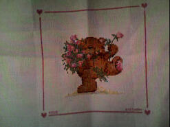 Cross stitch square for Jenson O's quilt