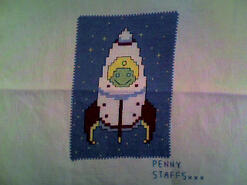 Cross stitch square for William F's quilt