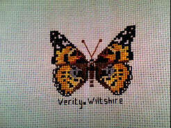 Cross stitch square for Gracie-Mae F's quilt