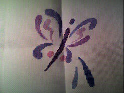 Cross stitch square for Gracie-Mae F's quilt