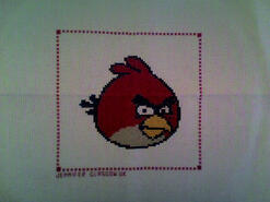 Cross stitch square for Max B's quilt