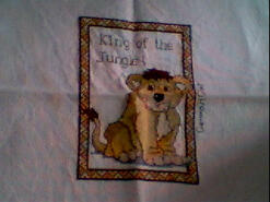 Cross stitch square for Alfie A's quilt