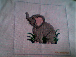 Cross stitch square for Alfie A's quilt