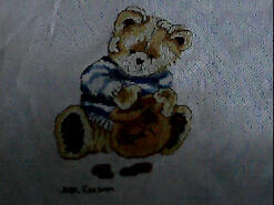 Cross stitch square for Jenson O's quilt