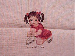 Cross stitch square for Destiny M's quilt