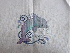 Cross stitch square for Isla W's quilt
