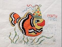 Cross stitch square for M T's quilt