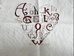 Cross stitch square for Briany's quilt