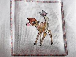 Cross stitch square for Tilly J's quilt