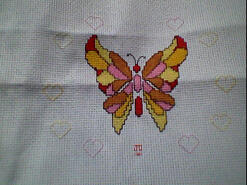 Cross stitch square for Gracie-Mae F's quilt