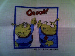 Cross stitch square for Toby F's quilt